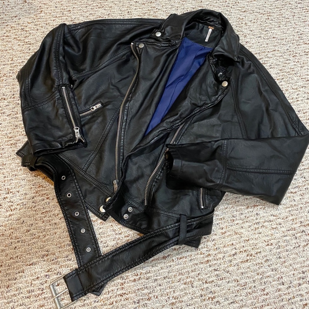 Free People Leather Jacket